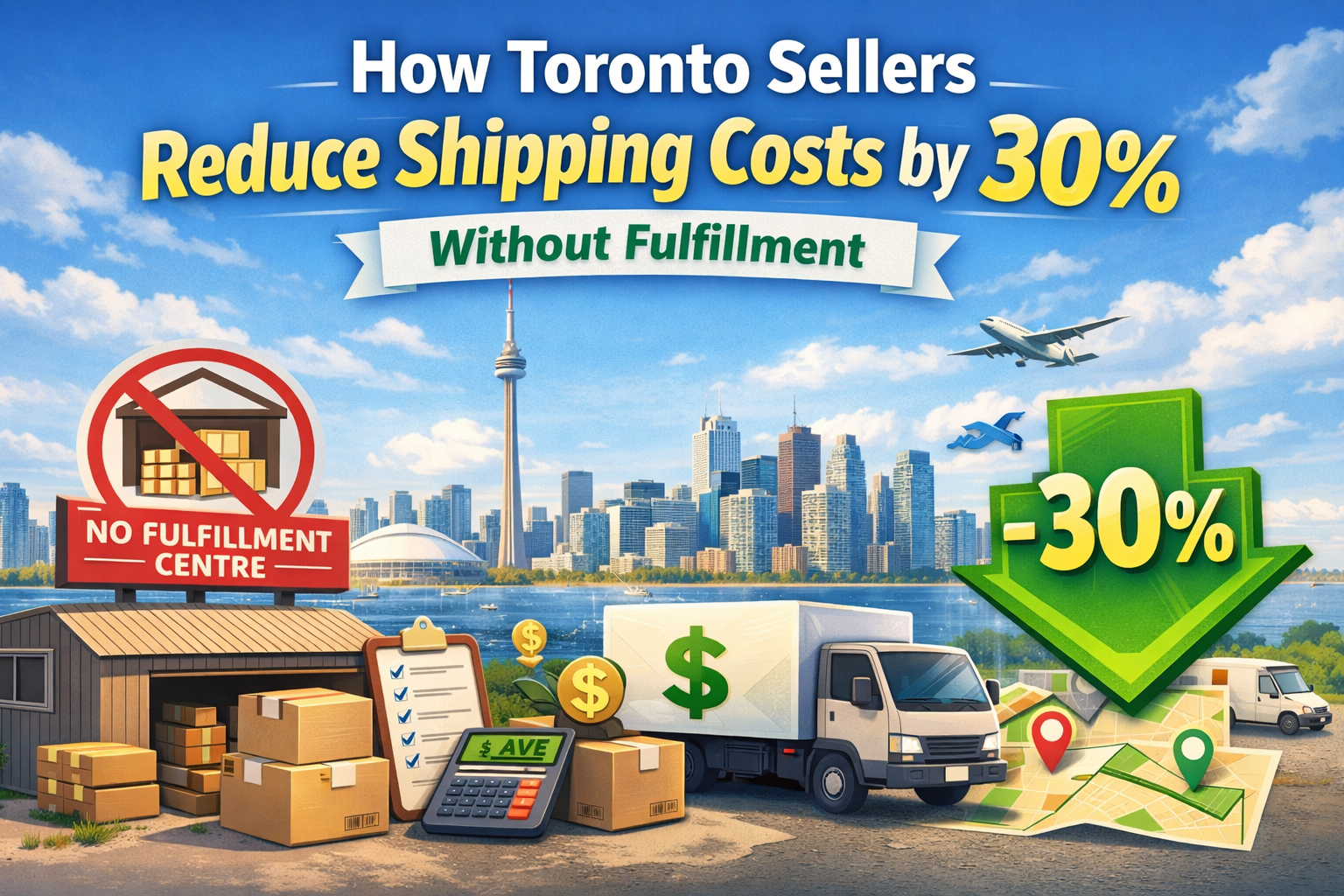How Toronto sellers reduce shipping costs by 30% without using fulfillment services