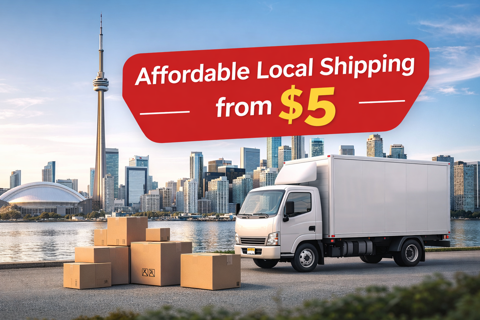 cheap local shipping in Toronto from $5