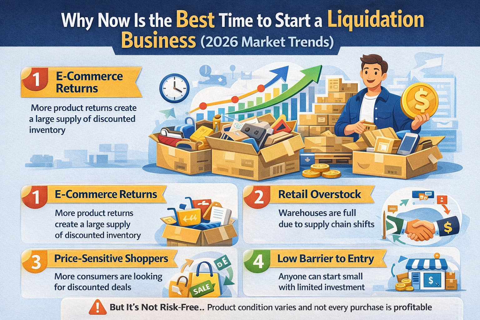 why liquidation business is growing in e-commerce market trends